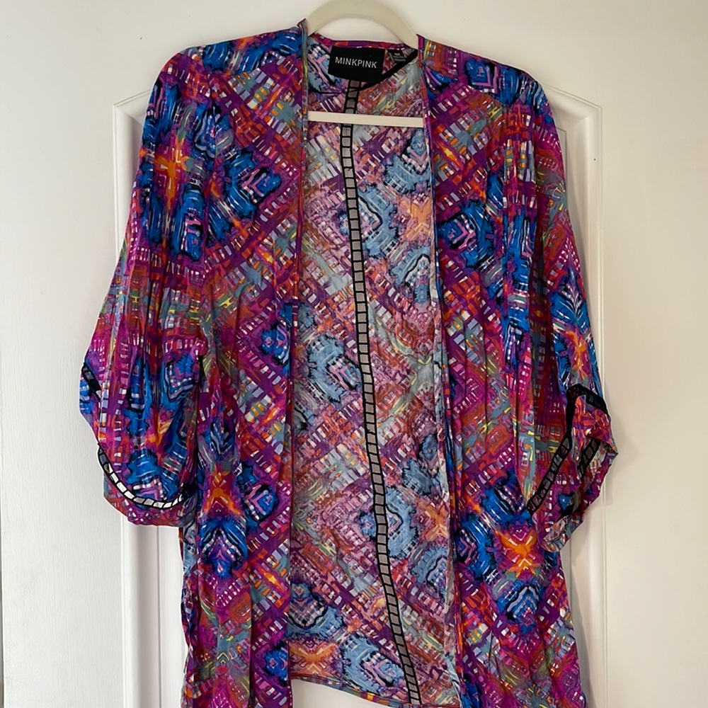 EUC - MINKPINK Colorful Kimono (XS/S)